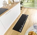 Zala Living Cook & Clean Läufer – rutschfest Teppichläufer Flachgewebe Kurzflor...