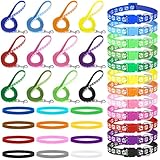 JieyueJewelry 36-teiliges Hundehalsband und Leine, Set mit Schnellverschluss-Schnalle,...