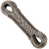 H&S Wäscheleine mit Stahlkern - 50m Lang - Extra Stark mit Farbechter...