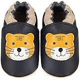 IceUnicorn Lauflernschuhe Baby Krabbelschuhe Jungen Mädchen Weicher Leder lederpuschen...