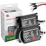 Gardigo® Marder-Frei Auto - 2er Set I Marderschreck Auto Anschluss an 12V...