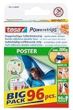 tesa Powerstrips POSTER Big Pack - Doppelseitige Klebestreifen für Poster und Plakate -...