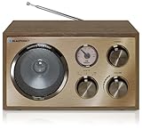 Blaupunkt RXN 180 Nostalgieradio in zeitlosem Holz-Design, mit PLL-UKW-FM-Radio,...