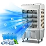 Kommerzieller Verdunstungsluftkühler Ventilator, 3-in-1-Kühlsystem, 60L Wassertank, 3...