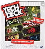 Tech Deck Sk8Shop Bonus Pack - Fingerboard-Set mit 6 authentischen Boards und Zubehör...