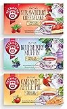 Teekanne Sweeteas 3er Set, Strawberry Cheesecake, Blueberry Muffin, Caramel Apple Pie, 121...