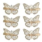 ABOOFAN 12 Stück Teiliges Metall Schmetterlings haarklammern Hohle Haarklammern...