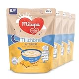 Milupa Milchbrei Butterkeks – Babybrei ohne Palmöl – Frei von Konservierungs- und...