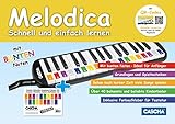 Melodica - schnell und einfach lernen: mit Playbacks per QR-Code zum Anhören und...