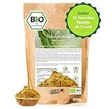 BIO Hanfprotein 1kg aus Deutschland, Veganes Hanfsamen-Protein vom deutschen Biofeld +...