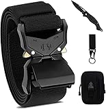 Jkevow Herren Taktischer Gürtel,Arbeitsgürtel Hochleistungsgürtel 3,8cm...
