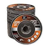 Fächerscheibe 125 Metall korn 40, 10 Stück schleifscheiben 125mm winkelschleifer,...