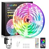 LED Strip 10M, LED Streifen Farbwechsel LED Band, LED Lichterkette mit Fernbedienung, für...