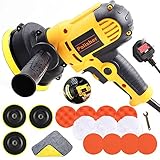Mini Auto Poliermaschinen Set,700W Auto Polierer Puffer Wachsmaschine, 3600RPM...