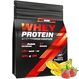 Whey Protein Komplex - 1000 g (Strawberry Banana) - Mit Isolate Anteil - Instant...