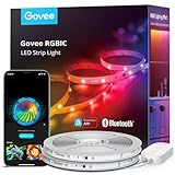 Govee LED Strip 20m, RGBIC LED Streifen mit Segmentcontrol, Musik Sync, 64 Szenenmodus,...
