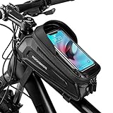 ROCKBROS Fahrrad Rahmentasche Lenkertasche Wasserdicht Handytasche für Smartphone bis zu...