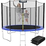 KINETIC SPORTS Trampolin Outdoor 'Salto Plus' Ø 183/244/305/366/400/430/490 cm -...