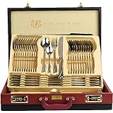Karl Hausmann Besteckset, Essbesteck für 12 Personen, 72-teilig aus Edelstahl,...