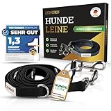 ZENOXO® [3m] Hundeleine | Schmutz- & wasserfest - Ideal für mittlere & große Hunde -...