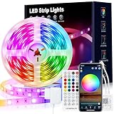 VKH LED Strip 10m, LED Streifen Bluetooth RGB LED Band 10m Selbstklebend mit Fernbedienung...