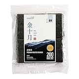 [200er] Nori Blätter Half Size 230g, Gerösteter Seetang Blatter, Ganze...
