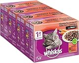 Whiskas 1+ Katzennassfutter – Klassische Auswahl in Sauce – Hochwertiges...