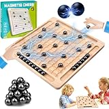 Lustiges Schachbrett Magnetisch - Schachspiel magnetisch mit Strafscheibe, Magnet...
