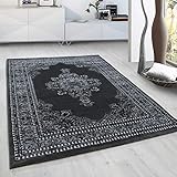 HomebyHome Vintage Teppich 120 x 170 cm Orientalischer Teppich Kurzflor - Orient...