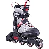 K2 Skates Jungen Inline Skates RAIDER, grey - red, 30D0101