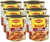 MAGGI Ravioli Bolognese, leckeres Fertiggericht mit würzigem Fleisch, für Topf...