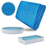tillvex Pool Solarabdeckplane Rechteckig 700x400 cm | Solarfolie Stärke 120 µm...