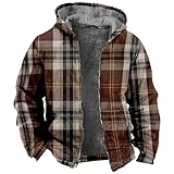 tsaChick Herren Mantel Lang Männer Langarm Coat Winterjacke Herren Baggy Mit Kapuze...