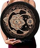 WOOLUCK® Shamanische Trommel, Shaman Drum, Handgefertigte Rahmentrommel,...