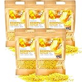 LM Bienenwachs Pastillen, 5 x 500g - Gelb - 100% natürliches, reines Bienenwachs geeignet...