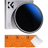 K&F Concept K-Serie 58mm ND Filter Slim Variabler Graufilter ND2-400 (1-9 Stop)...