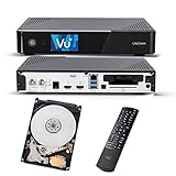 VU+ Uno 4K SE 1x DVB-S2 FBC Twin Tuner 1TB HDD Linux Receiver UHD 2160p