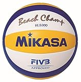 Mikasa Sports 1608 Beach Champ VLS 300-DVV, 5, Blau / Gelb / Weiß