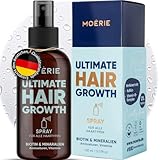 MOERIE Haarwachstum Serum Spray 150ml - natürlich Haarwachstum beschleunigen -...