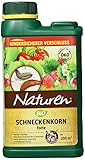 Naturen Bio Schneckenkorn Forte, Ködergranulat zur Schneckenbekämpfung im Garten und...