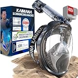 NEUHEIT - KAIMANA® Schnorchelmaske für Erwachsene L/XL inkl. Tragetasche - geprüfte...