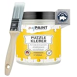 myPAINT® Puzzleklber (250ml XL Puzzle Glue) hochtransparenter Puzzle Conserver - Kinder...