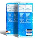 2X Premium Kühlpad Kühlkompresse | XXL Kalt Warm Kompresse 29x12cm | Mehrfach-Kompresse...