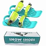 Pro Mini Short Ski Skates for Snow, Adjustable Snowblades Skiboards for Winter...