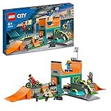 LEGO 60364 City Skaterpark, Spielzeug für Kinder ab 6 Jahren, mit BMX-Rad, Skateboard,...