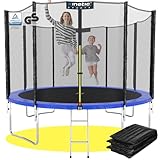 KINETIC SPORTS Trampolin Outdoor Ø 305 cm - TÜV Rheinland geprüft,...