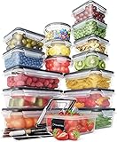 Chef's Path Aufbewahrungsboxen Set - Aufbewahrungsboxen aus Kunststoff mit praktischem...