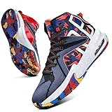 ELAPHURUS Herren Basketballschuhe Mid Top Sportschuhe Atmungsaktiv Tennis Schuhe...