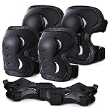 Kinder Erwachsene Knieschoner Set Protektoren - Inline Skates Knieschoner-...