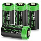 Enegitech CR123A 3V Lithium Batterie, 123A Lithium Batterien für Rauchmelder,...